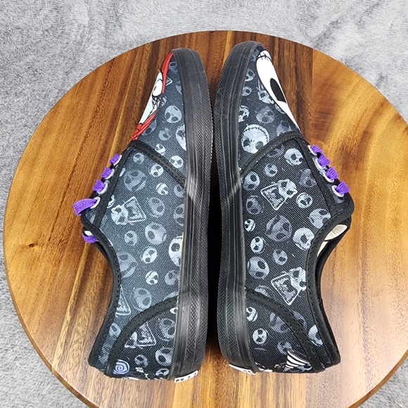 Bradford Exchange Nightmare Before Christmas Shoes Women's 7.5 Jack Sally Casual - Picture 5 of 12
